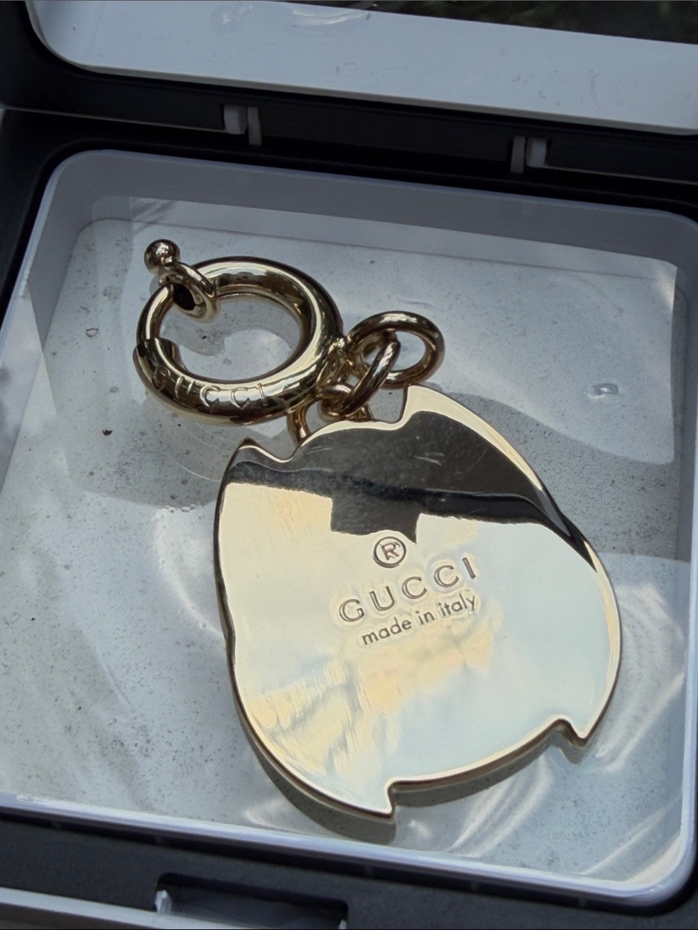 Gucci Enamel Owl CHARM ONLY in White, Lime Green & Sky Blue. Keychain EUC - Picture 12 of 16
